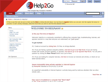 Tablet Screenshot of help2go.com